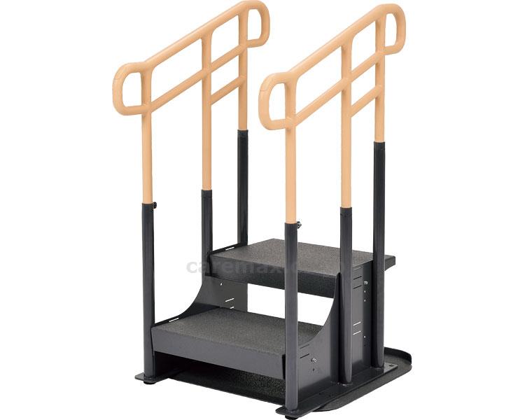 (R0895)ルーツアウトドア段差タイプステップ台2段/MNTPOKW2両手すり(cm-377942)【販売単位:1】