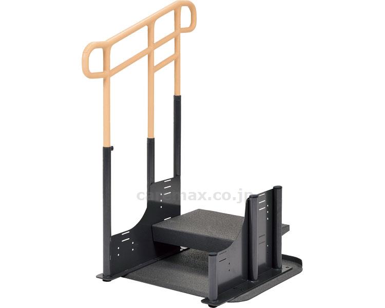 (R0895)ルーツアウトドア段差タイプステップ台1段/MNTPOKS1L片手すり左(cm-377948)【販売単位:1】