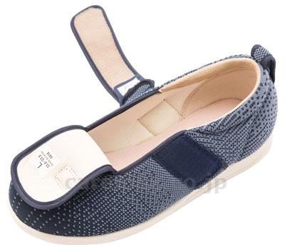 (W2188)ダブルマジックⅢニット 1107 片足 / L 紺 右足【販売単位:1】(cm-378272)(cm-378272