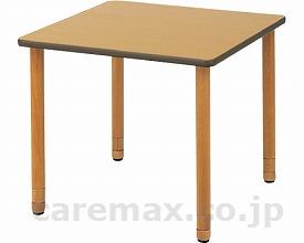 (O0005)施設用テーブル WSHタイプ 幅110×奥行110cm / DWT-1111-WSH ダークブラウン【販売単位:1