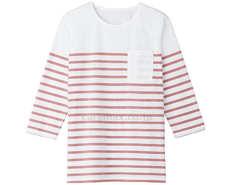 ユニセックスボーダーカットソー / TB4501U-9 M ピンク(cm-383077)[0]