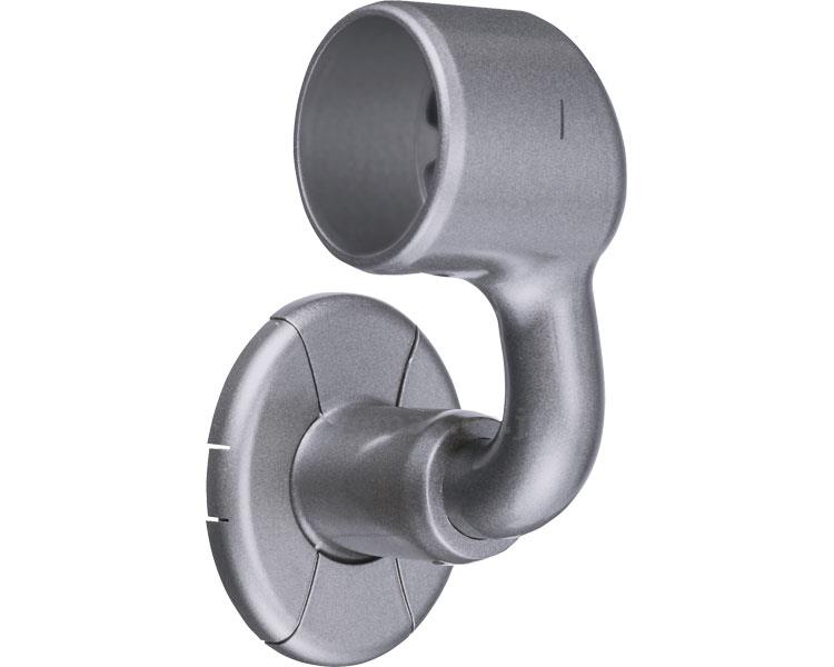 32出幅調整エンドブラケット カバー付 / 040-6112 シルバー 右用 BE-66RS【販売単位:1】(cm-385298