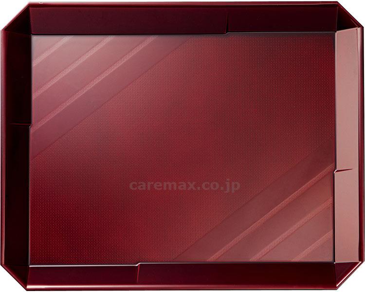 ノンスリップABSトレイ 長方形 / Q-5NT 溜【販売単位:1】(cm-385879)(cm-385879)[1枚]