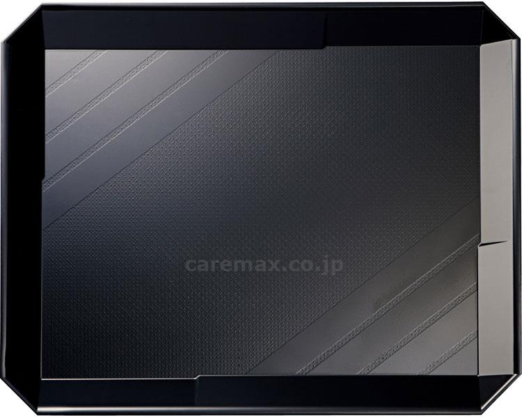 ノンスリップABSトレイ 長方形 / Q-5NBK 黒【販売単位:1】(cm-385881)(cm-385881)[1枚]