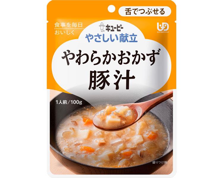 【※定価販売厳守・価格統制】(E1539)キユーピーやさしい献立 Y3-33 やわらかおかず 豚汁 / 22158 100g【販