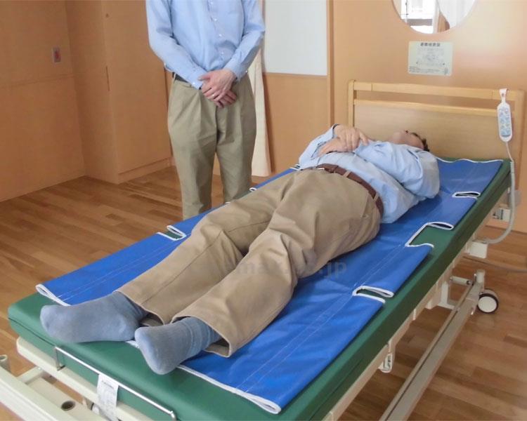 (B0662)重症身障児者移乗シートらくい（楽移）小児タイプ/TMT-2701-S長さ150cm(cm-386202)【販売単位