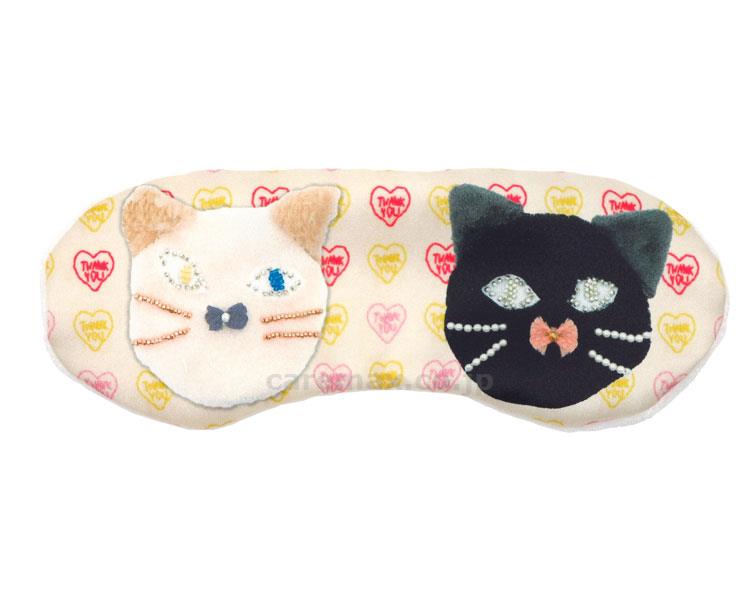 【※定価販売厳守・価格統制】【※廃盤予定】アロマホット＆クールアイピロー メッセージ / AP31-04-1 キャット(cm-3