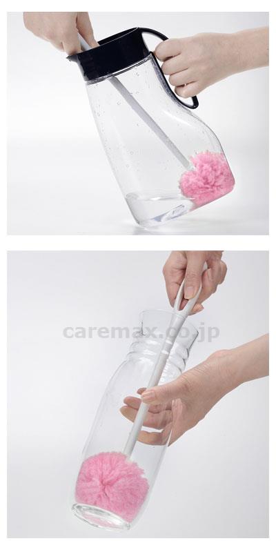 【※定価販売厳守・価格統制】【※法人・施設限定・送料別途】ピカピカ冷水筒・ボトル洗い / BO-38 ピンク【販売単位:1】(c