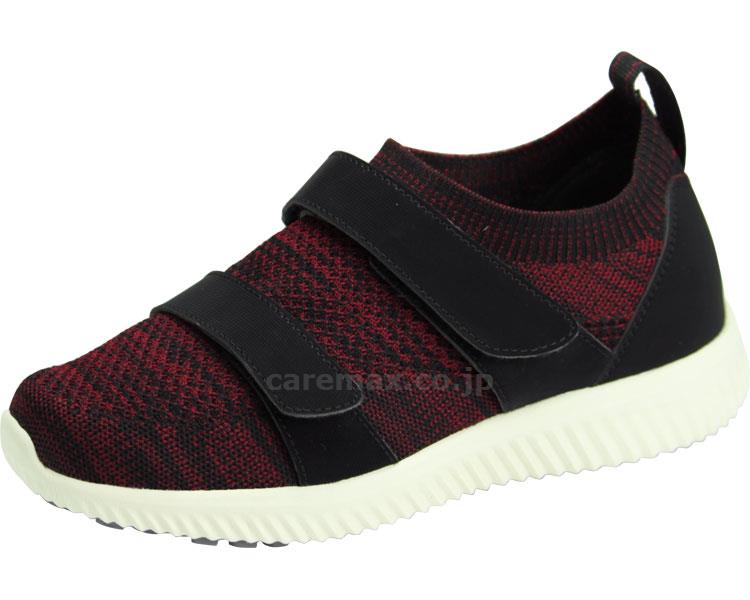 saisaiストレッチニットスニーカーWG120/Sディープレッド(cm-392715)【販売単位:1】 saisaiストレッチニットスニーカーWG120/Sディープレッド(cm-392715)【販売単位:1】