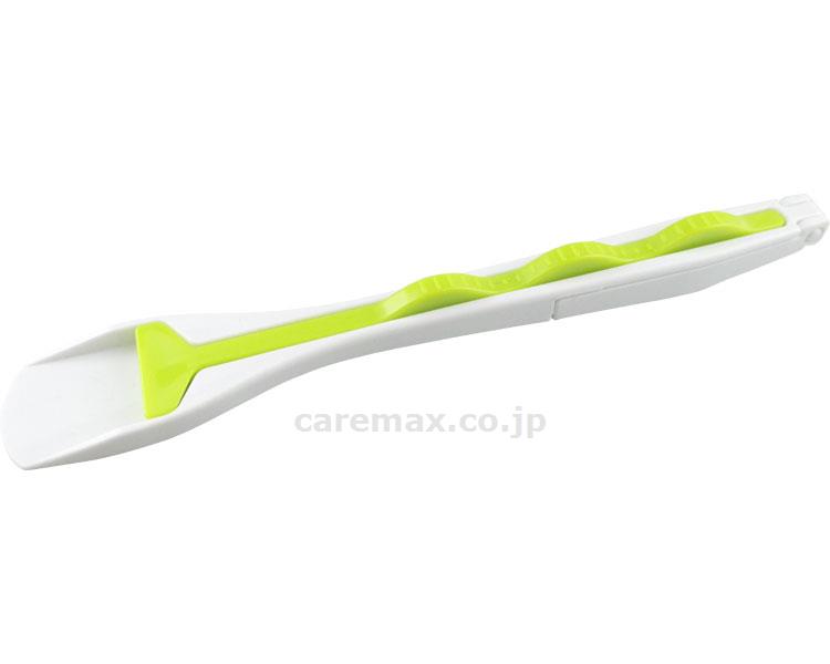 (E1579)スマイルスプーン / ライトグリーン【販売単位:80】(cm-392764)(cm-392764)[80本]