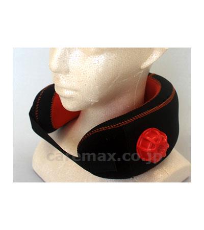 【※定価販売厳守・価格統制】クロッツやわらか湯たんぽ 首用タイプ / HY-608 ブラック×オレンジ(cm-393381)[個