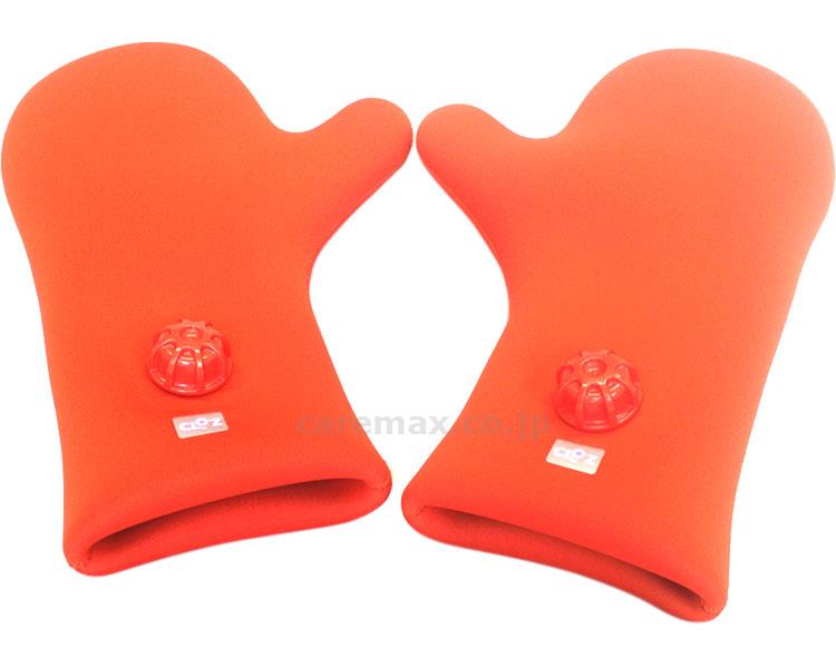 【※定価販売厳守・価格統制】クロッツやわらか湯たんぽ 手用タイプ / HY-609 オレンジ【販売単位:1】(cm-393382
