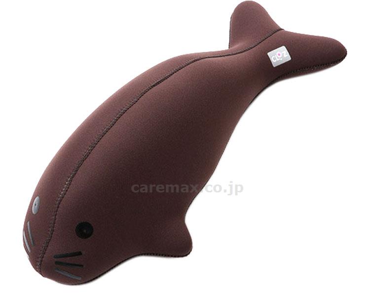 【※定価販売厳守・価格統制】クロッツやわらか湯たんぽ アザラシタイプ / HY-616-BR ブラウン【販売単位:1】(cm-3