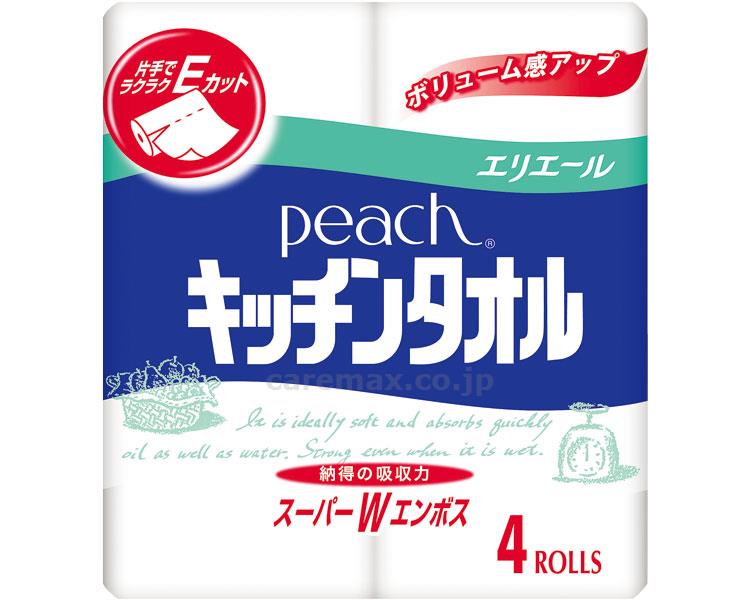 【※法人・施設限定・送料別途】エリエールピーチキッチンタオル 50カット / 723859 4R（12）(cm-397324)【