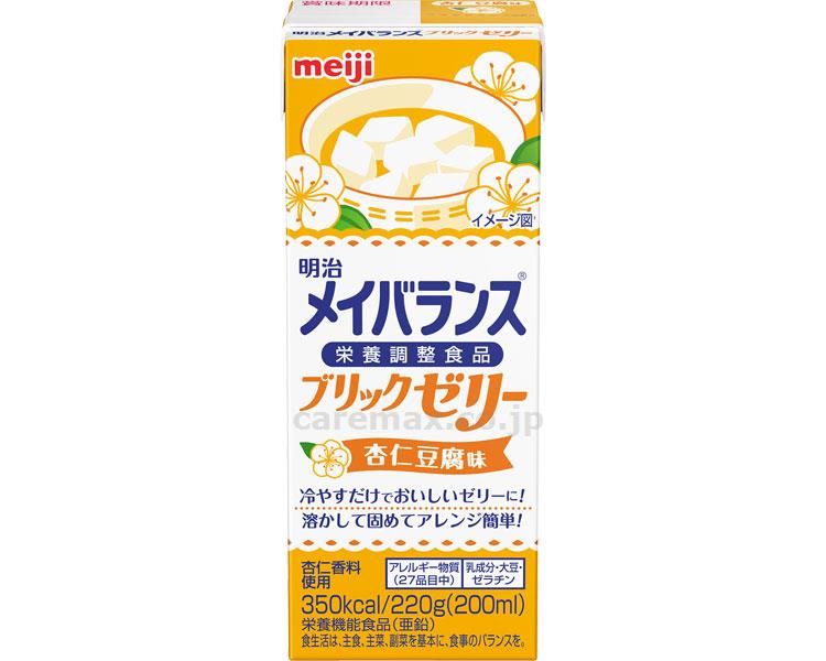 【※取り寄せ・送料別途】明治メイバランスブリックゼリー 220g / 1671622 杏仁豆腐味(cm-398428)[ケース(
