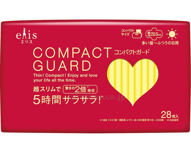【※法人・施設限定・送料別途】エリス コンパクトガード（多い昼～ふつうの日用） / 883551 28枚 羽つき(cm-3994