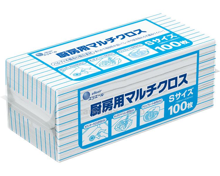 【※法人・施設限定・送料別途】エリエール 厨房用マルチクロス ポップアップ / 703426 S 100枚(cm-399553)
