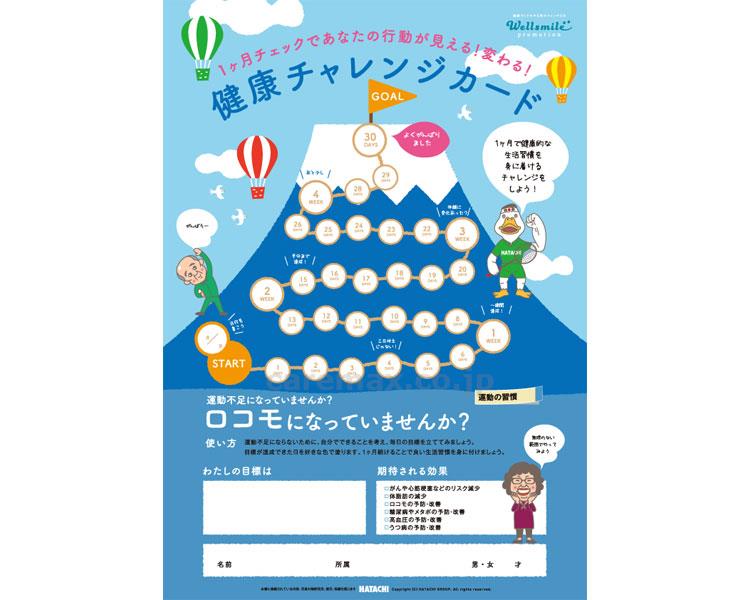 【※法人・施設限定・送料別途】健康チャレンジカード ロコモになっていませんか？ / RH8113 50枚入(cm-400972)