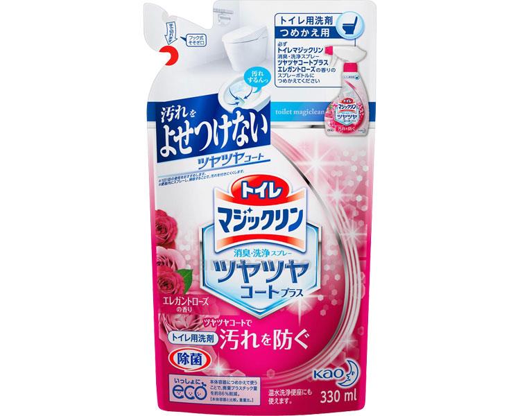 【※取り寄せ・送料別途】トイレマジックリンスプレー ツヤツヤコート+ / 334220 330mL エレガントローズ 詰替(cm