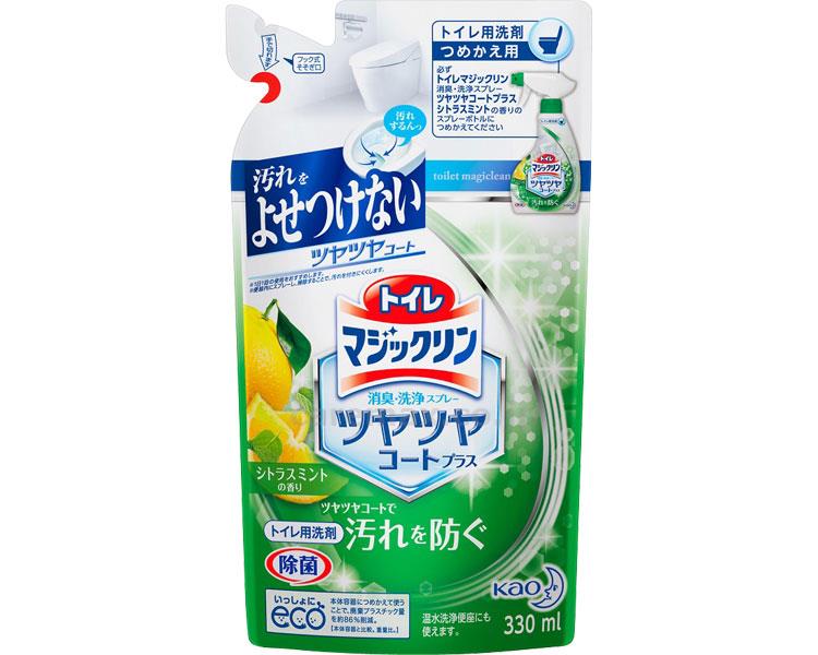 【※取り寄せ・送料別途】トイレマジックリンスプレー ツヤツヤコート+ / 334824 330mL シトラスミント 詰替(cm-
