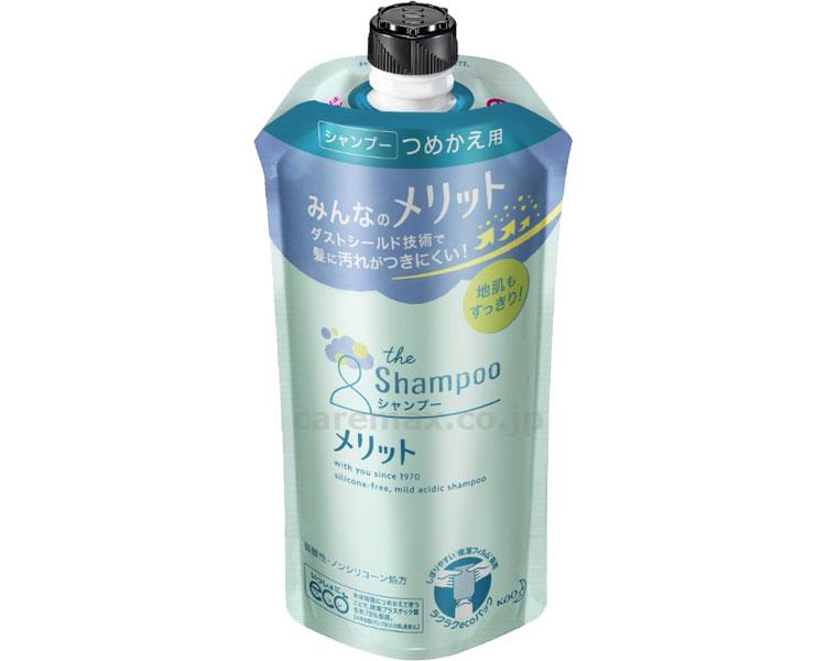 【※取り寄せ・送料別途】メリット シャンプー / 350251 340mL つめかえ用(cm-401066)【販売単位:24】