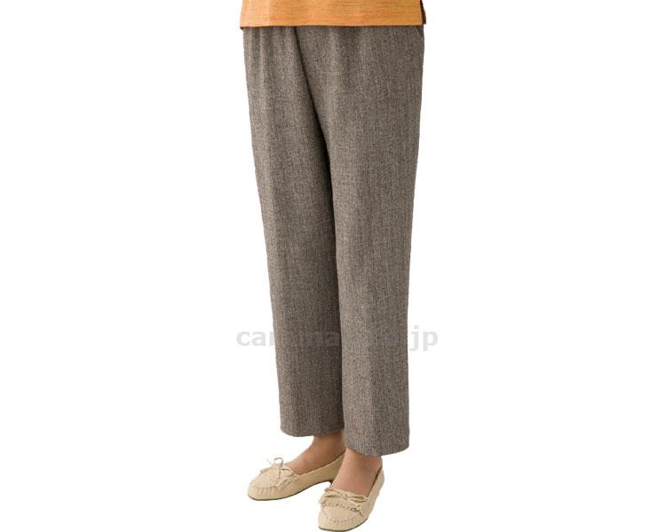 縦のびストレートパンツ / 89210-25　3L　モカ【販売単位:1】(cm-404288)(cm-404288)[1枚]
