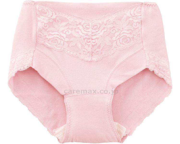安心快適フロントレースショーツ / 39597-01 M ピンク【販売単位:1】(cm-404542)(cm-404542)[1