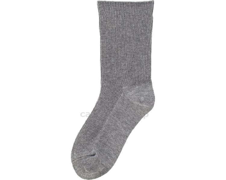ゴムなしソックス / 38412-21 グレー【販売単位:1】(cm-404671)(cm-404671)[1枚]