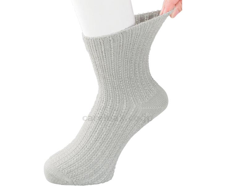ゴムなし幅広ソックス / 89283-21 グレー【販売単位:1】(cm-404679)(cm-404679)[1枚]