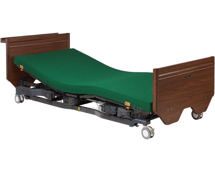 【※大型商品・送料別途】アーデル 3モーター 電動HB 木製宮付 / P400-72BM 4輪ロック ダークブラウン(cm-40