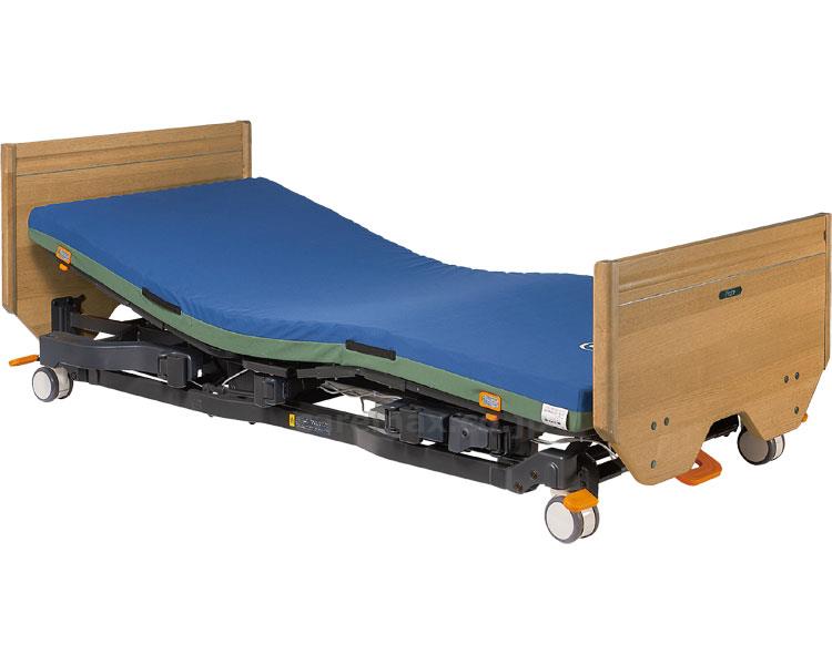 【※大型商品・送料別途】アーデル 2モーター 連動HB 木製フラット / P400-61CF 固定脚 ライトブラウン【販売単位: