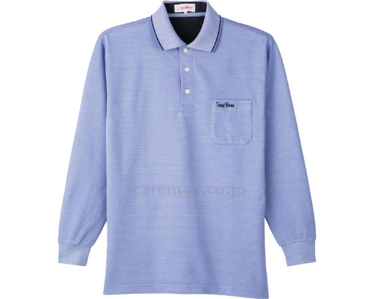 長袖ポロシャツ / 89750-12 L ブルー(cm-406206)[枚]