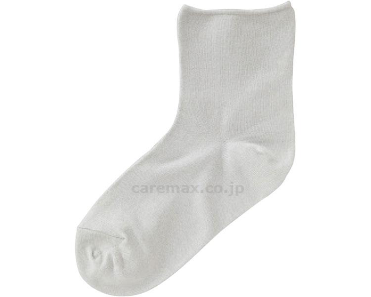 らくらくフィットクルーソックス（無地） / 89610-21 グレー(cm-406629)【販売単位:1】