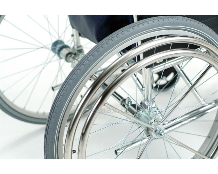 【※法人・施設限定・送料別途】片手駆動用車輪 シャフト：棒式（取付） / MS-581 （20・22・24インチ） 右用(cm-