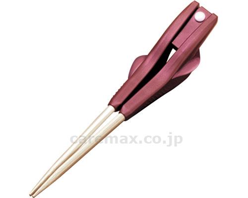 【※定価販売厳守・価格統制】(E1586)箸ぞうくん / S2-9 赤（19cm） 左手用【販売単位:1】(cm-408715)