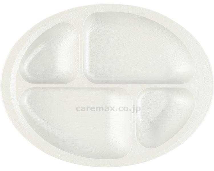【※定価販売厳守・価格統制】【※法人・施設限定・送料別途】(E1591)木目 すくいやすい仕切りプレート / NLPS1 クリー