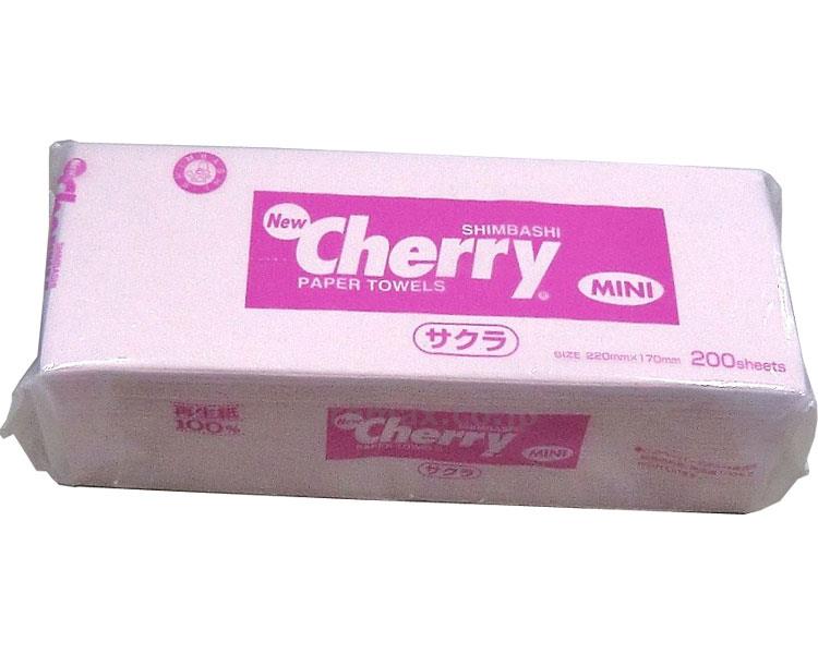 ニューチェリーサクラミニタオル 200-48 / 20064 200枚×48束【販売単位:1】(cm-409958)(cm-40