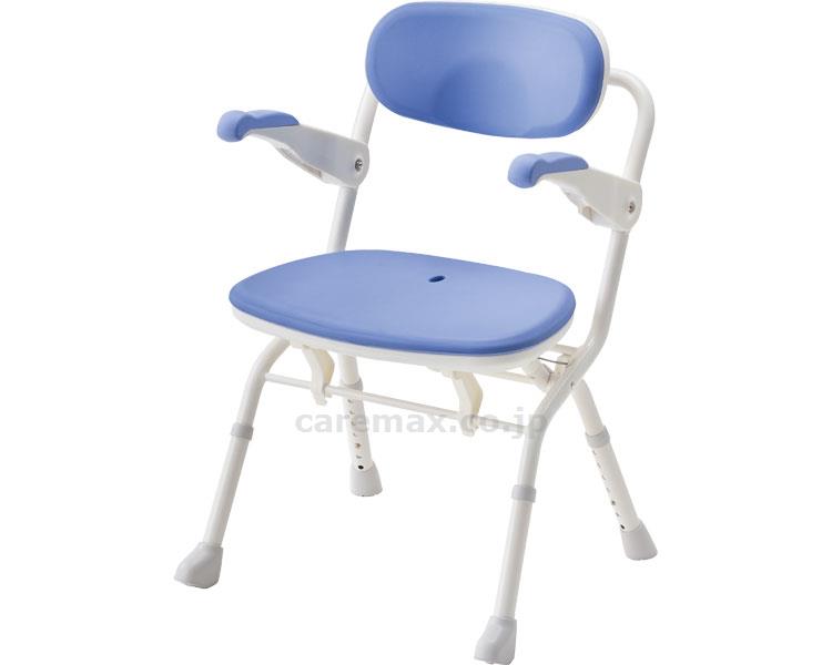 【※法人・施設限定・送料別途】(S0980)楽らく開閉シャワーベンチ S / 536-081 ブルー(cm-412117)【販売