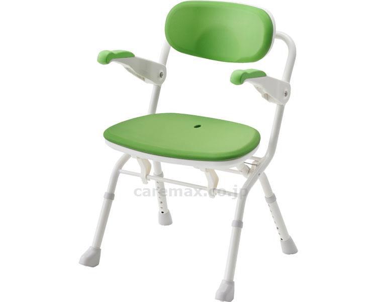 【※法人・施設限定・送料別途】(S0980)楽らく開閉シャワーベンチ S / 536-082 グリーン(cm-412118)【販