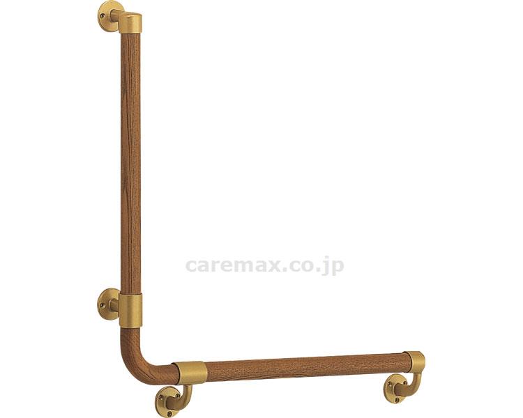 L形丸棒手すり（右） 600×600 / BR-517R AG･Mオーク【販売単位:1】(cm-412586)(cm-41258