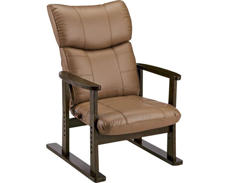 【※法人・施設限定・送料別途】(H0969)リクライニングチェア / SCYS-D1800HR ブラウン【販売単位:1】(cm-