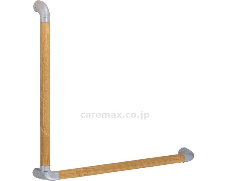 ユニバーサル手すりL形 600×600 / BR-553 シルバー･Lオーク(cm-412898)【販売単位:1】
