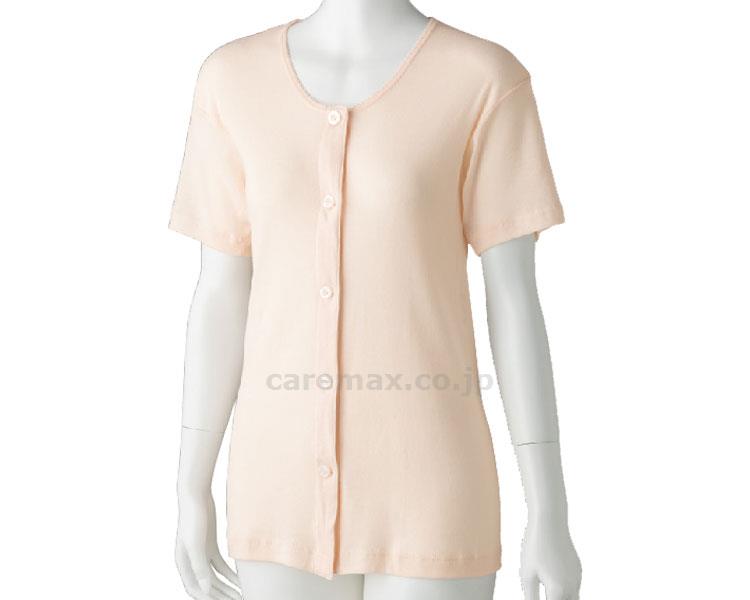 3分袖大きめボタンシャツ（2枚組） / 89796-02 ピーチ L(cm-414285)【販売単位:1】