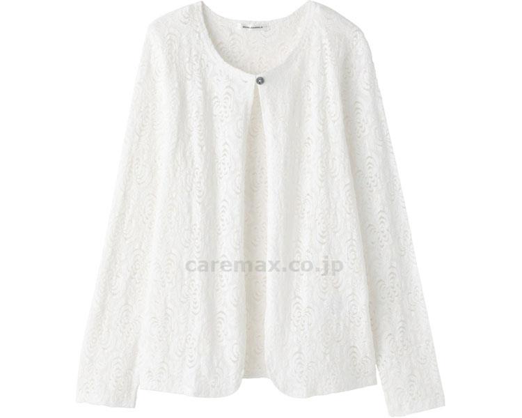 綿混レースジャカードトッパー / 98191-01 M～L オフ【販売単位:1】(cm-454075)(cm-454075)[1