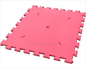 【※法人・施設限定・送料別途】おふろクッションマットneo（ネオ） / KG1485 ピンク 4枚セット(cm-458742)【