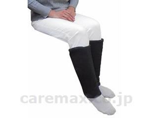 【※法人・施設限定・送料別途】遠赤レッグウォーマー ぴったりタイプ（2枚組） / MT-5008 ブラック(cm-460504)