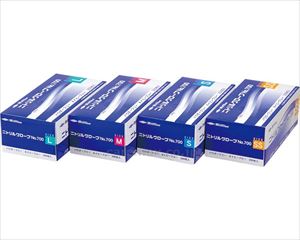 ニトリルグローブNo.700　粉無し / LH-700-L　L　ブルー　300枚【販売単位:10】(cm-460758)(cm-