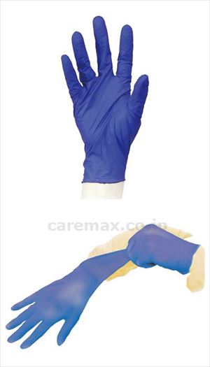 ニトリルグローブNo.700　粉無し / LH-700-L　L　ブルー　300枚【販売単位:10】(cm-460758)(cm-