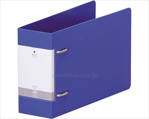 【※法人・施設限定・送料別途】Ｄ型リングファイル A5・E型 2穴 / G2284-8 青【販売単位:1】(cm-461111