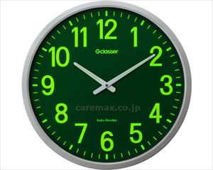 【※取り寄せ・送料別途】電波時計 ザラージ集光・蓄光文字盤 / GDKS-001(cm-461564)【販売単位:1】